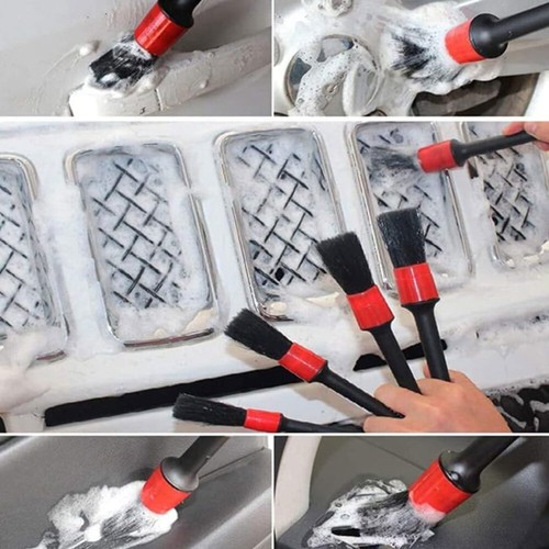 33PCS Car Detailing Brush Kit Car Cleaning Interior Exterior Wash Wheel Engine - Picture 8 of 13