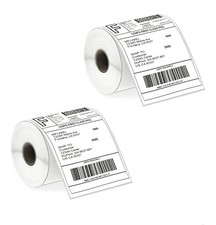 8 Rolls Label 4x6 Zebra 2844 Eltron ZP450 Direct Thermal Shipping 2000 Labels