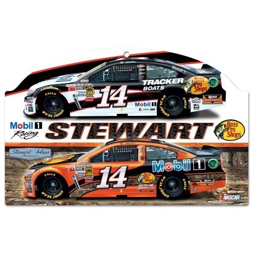 Letrero de madera móvil TONY STEWART ~ 11x17 oficial de bajos profesionales de NASCAR - Imagen 1 de 1
