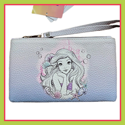 Disney Little Mermaid Wristlet Featuring Ariel DANI By Danielle Nicole NWT