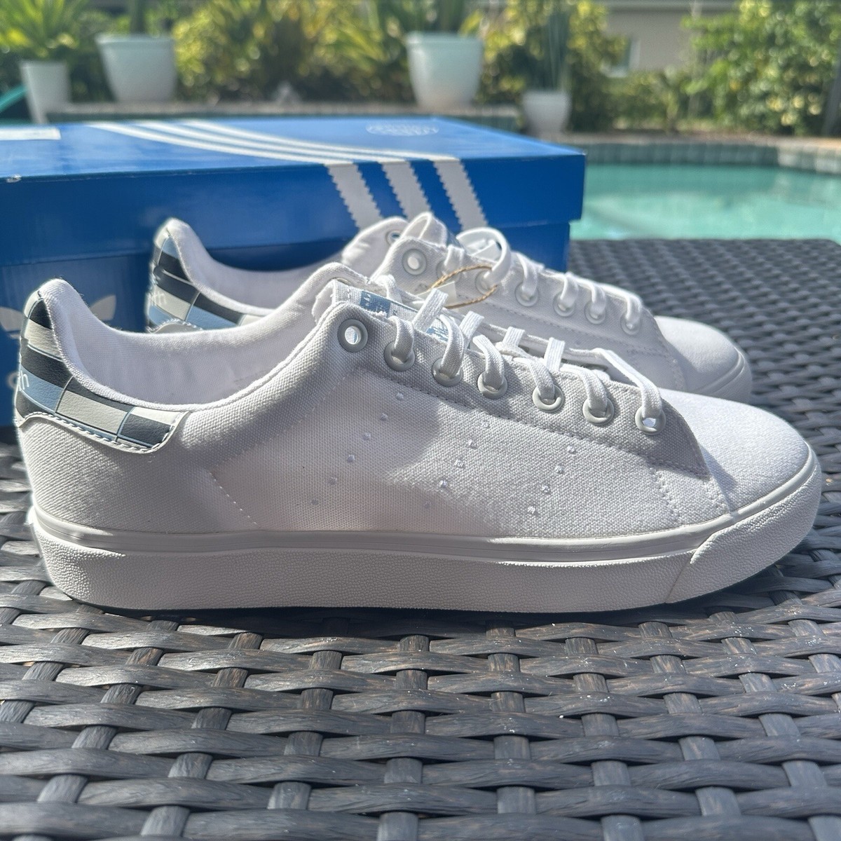 Adidas Stan Smith Vulc White Ambient Sky Men display picture 3