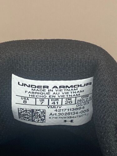 Under Armour Homme HOVR Admission 6 Noir Vert Écran Taille 8 - Photo 2/5