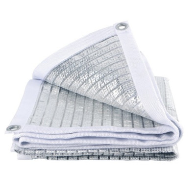 75% Reflective Aluminet Shade Cloth UV Resistant Sunblock Shade Net  Mesh Shade
