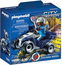playmobil City Action Playset Quad della Polizia per Bambini da 4+ Anni