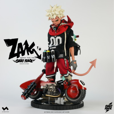 J.T STUDIO 1/6 GAKI RACE #0 ZAIKI Rock The Hell Boy Action Figure
