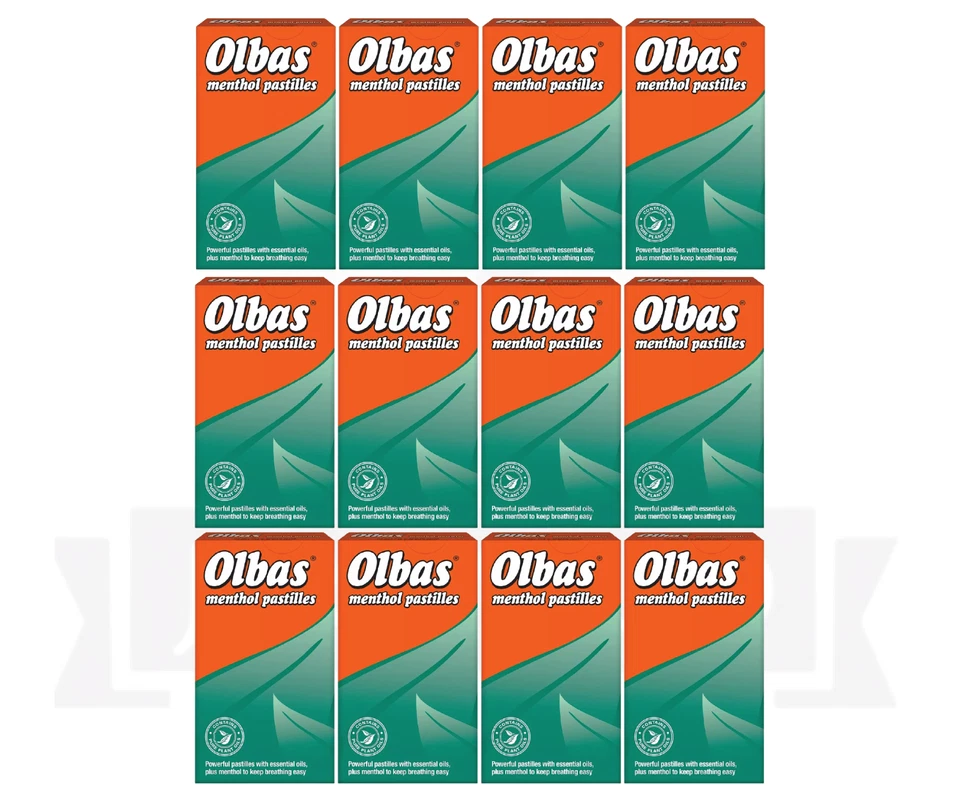 12 X Pastillas Olbas Aceite Mentol 45g - PACK DE 12 Foto 3 de 3