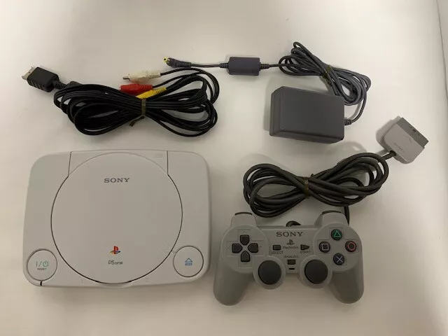 PsOne PS one Console System SCPH-100 Sony PlayStation PS1 Game Tested Japan