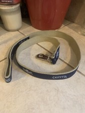 Calcutta Dog Leash 48" Navy Blue Fish And Skull Bones Leash