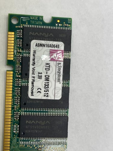 Kington KTD-DM 133/512 3.3V Ram - Picture 2 of 5