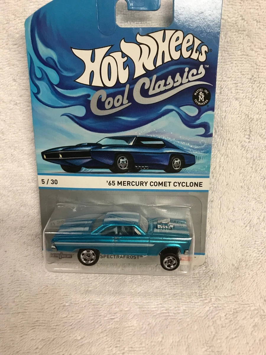 1/64 HOT WHEELS COOL CLASSICS 65 MERCURY COMET CYCLONE/SPECTRAFROST BLUE