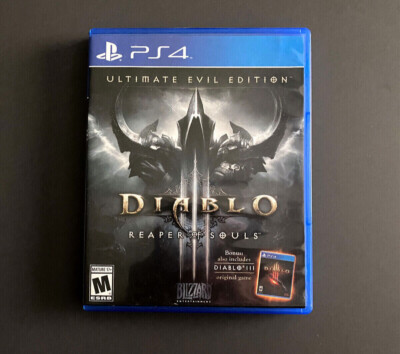 Diablo III 3 Reaper of Souls - Ultimate Evil Edition (2014) PlayStation 4; CIB