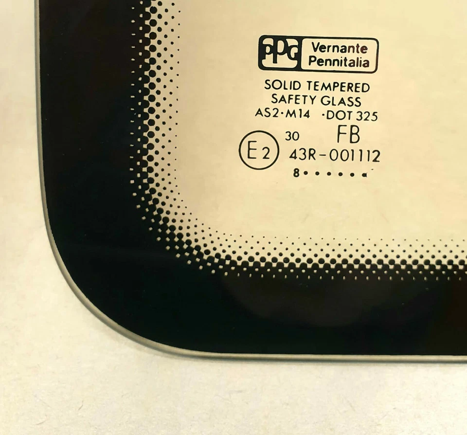 Original Opel GM Ventana Fija Delantera Izquierda Tintada Kadett E - 90186507 Foto 4 de 4