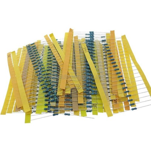 400/600PCS 30 Values 1/4W 1% Metal Film Resistors Resistance Assortment Kit - Picture 6 of 13
