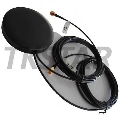 LTE 3G GPS MIMO Magnet Antenne 800Mhz 1800Mhz 2100Mhz + 2 x 3m SMA Kabel Gewinde - Bild 1 von 3