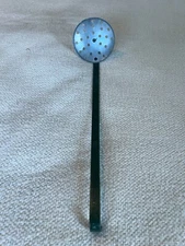 Vintage Ice Fishing Skimmer Green Handle