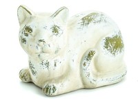 KatzenbüSte Vintage Klein Katze ÄGypten Deko Neu Vintage Shabby Chick