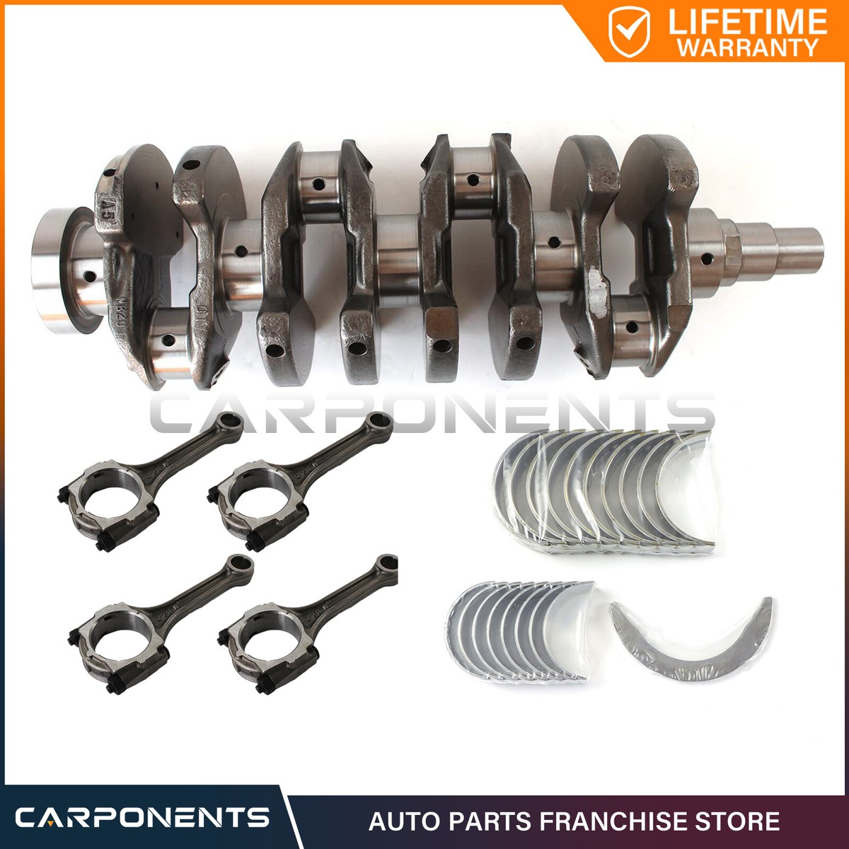G4GC 2.0L Engine Overhaul Rebuild Kit- Crankshaft Con Rods For