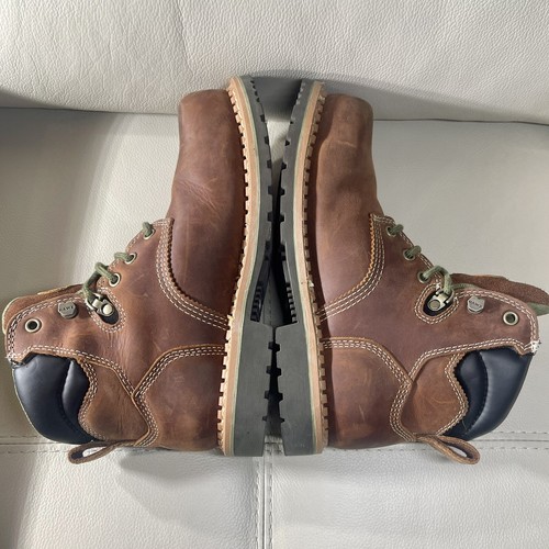 Botas de Trabajo Hawx Pelotón Cuero Impermeable Punta Compuesta Mujer Marrón Talla 6.5 B - Imagen 6 de 12