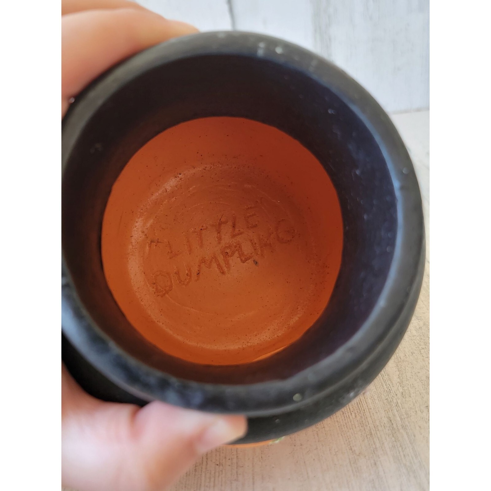 Ceramic pumpkin Halloween Top Hat candle holder home figure decor eBay