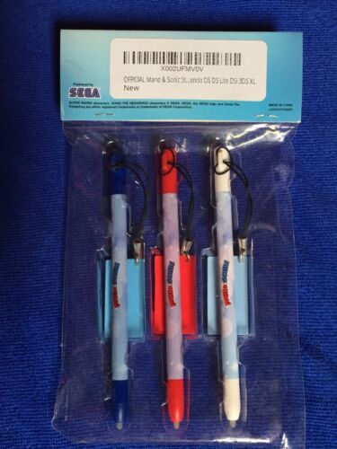 Mario & Sonic Winter Olympics Promotiona Stylus 3 pack - Nintendo DS - Picture 2 of 2