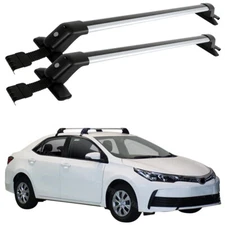 For Toyota Corolla Roof Rack Cross Bar Aluminum Luggage Kayak Carrier with Lock