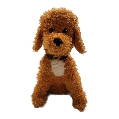 FANCY NANCY FRENCHY Puppy Dog plush 11'' Barks Orange Brown Disney Junior Stuffed