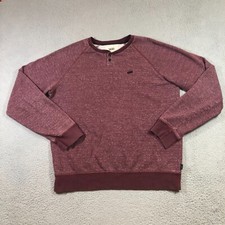 vans off the wall sweatshirt men's M red pullover