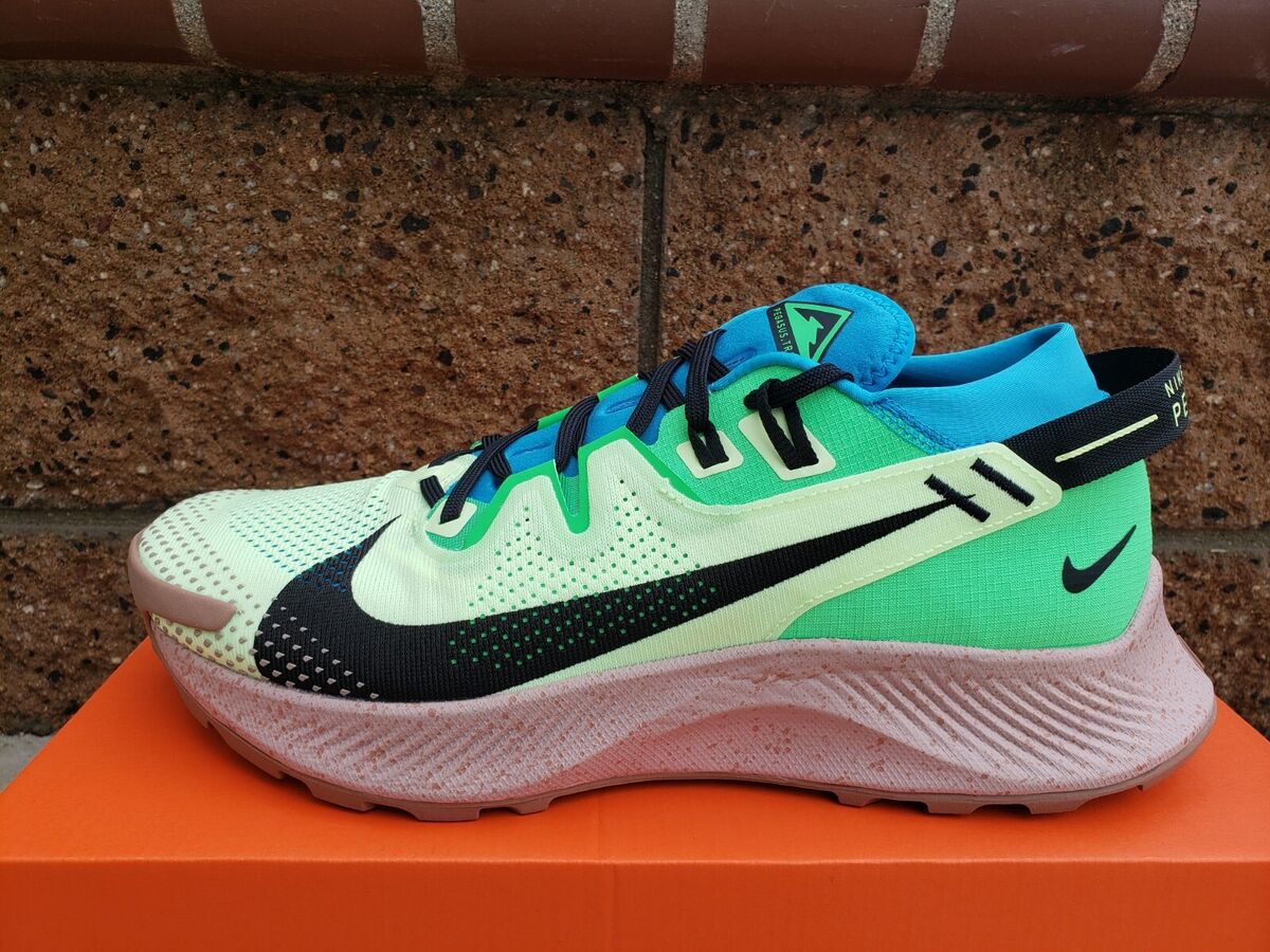 Nike pegasus Trail 2 Shoes Barely Volt Poison Green CK4305-700 Men's Size 11