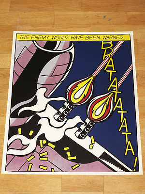 Pop Art Poster Set 3 Pieces Roy Lichtenstein 