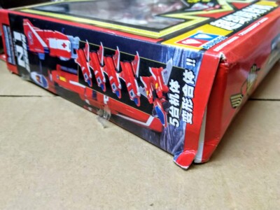 AIRKRAFT/In the Red メロハー リマスター Bandai MRR Machine Robo #01 Rescue Red Wing Jet Transform