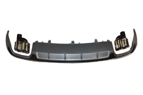 Für Audi A6 C7 Facelift Normal Avant Diffusor Auspuff Heckdiffusor in S6 Style - Bild 2 von 12