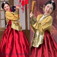 Women Traditional Hanbok Dress National Costume Korean Performation Palace Dress