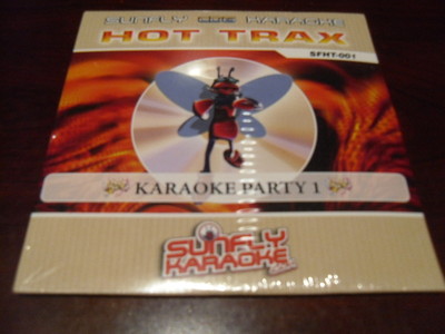 SUNFLY HOT TRAX KARAOKE DISC SFHT01 VOLUME 1 PARTY #1  CD+G SEALED 14 TRACKS