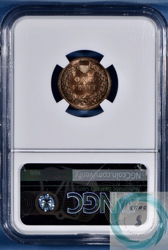 1906 1C Indian Head Cent NGC MS 65 RB w/CAC - Brilliant and Balanced Red Brown - Picture 2 of 16