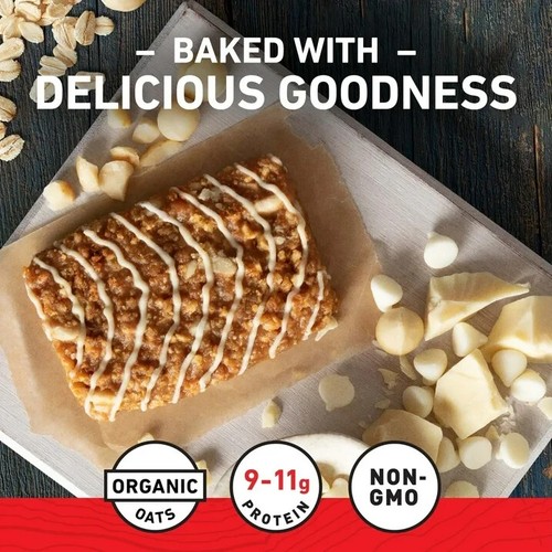 CLIF BAR White Chocolate Macadamia Nut Flavor,Made with Organic Oats(2.4 Oz 5pk) - Picture 3 of 9
