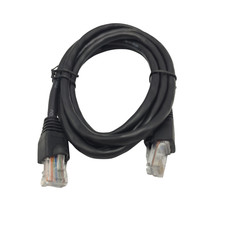  LOT OF 95 CAT5E Cat5E 4ft 24 AWG Ethernet Network Cable Black - w/ WARRANTY 