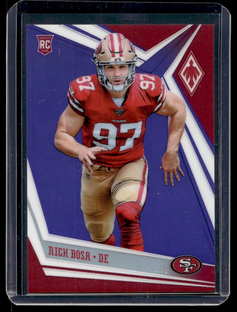 2019 PANINI PHOENIX PURPLE NICK BOSA ROOKIE 020/149 #108