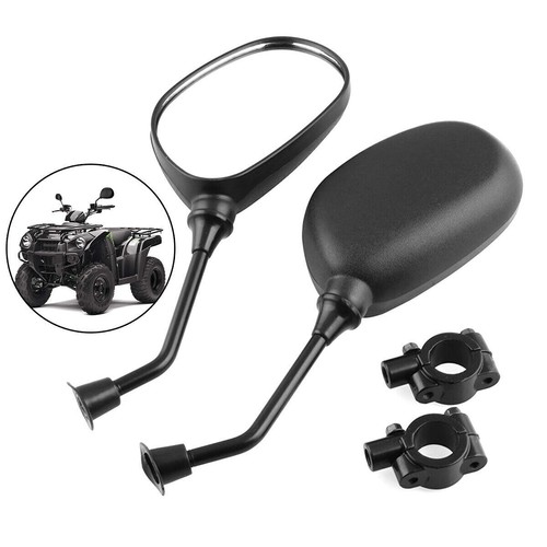 Rearview Mirror With 7/8 Inch Handlebar Mount For Motocycle Scooter Moped ATV