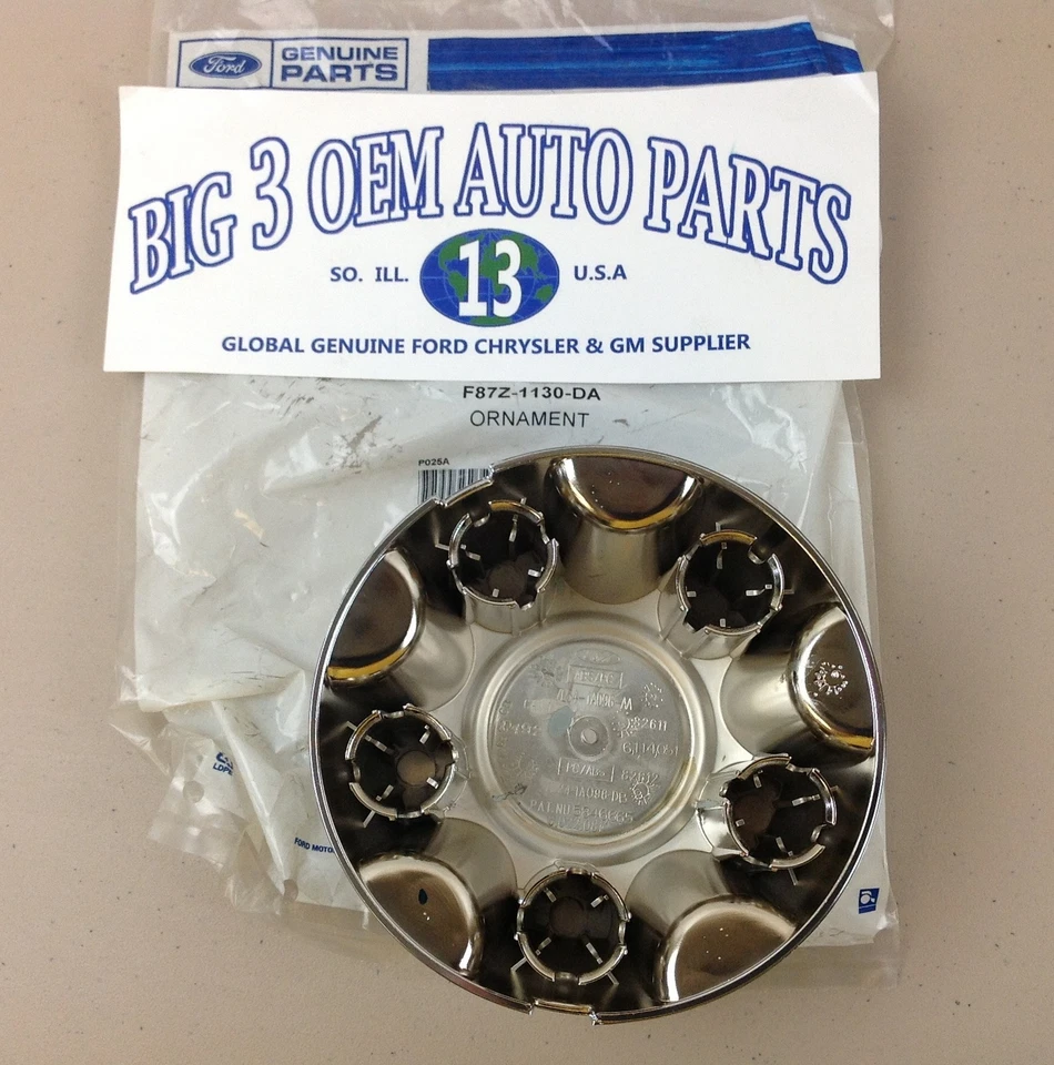 Ford Ranger Explorer 15" x 7" 5 radios aluminio tapa central cubierta cromada OEM Foto 2 de 2