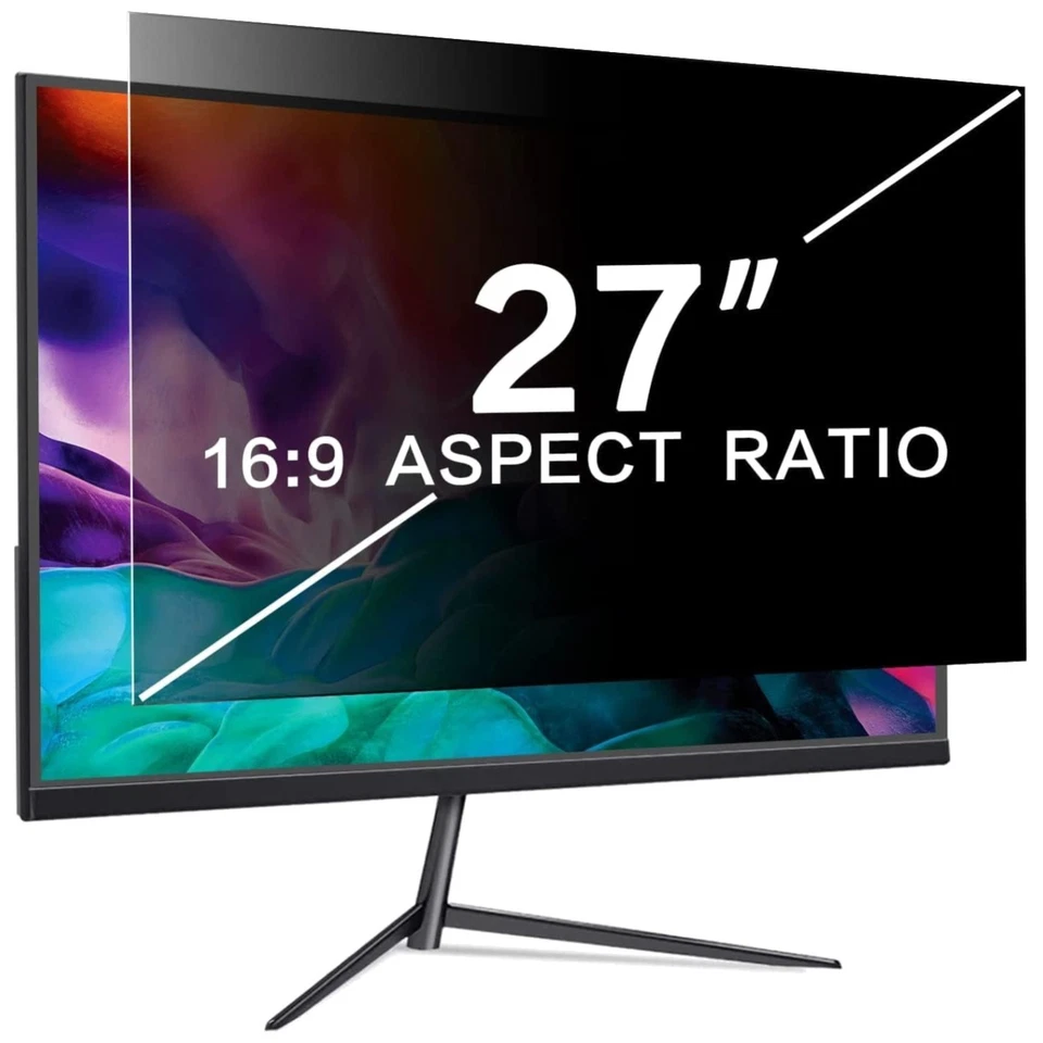 27 Zoll Computer Sichtschutzfilter - Sichtschutz, abnehmbar, flexibles Design