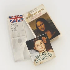 Paris Art Museum Book Set Musee D’Orsay Louvre Mini Guides Impressionist Europe