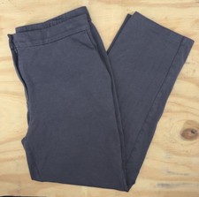 Eileen Fisher Organic Cotton Stretch Ponte Lantern Pants Medium Cropped Ankle