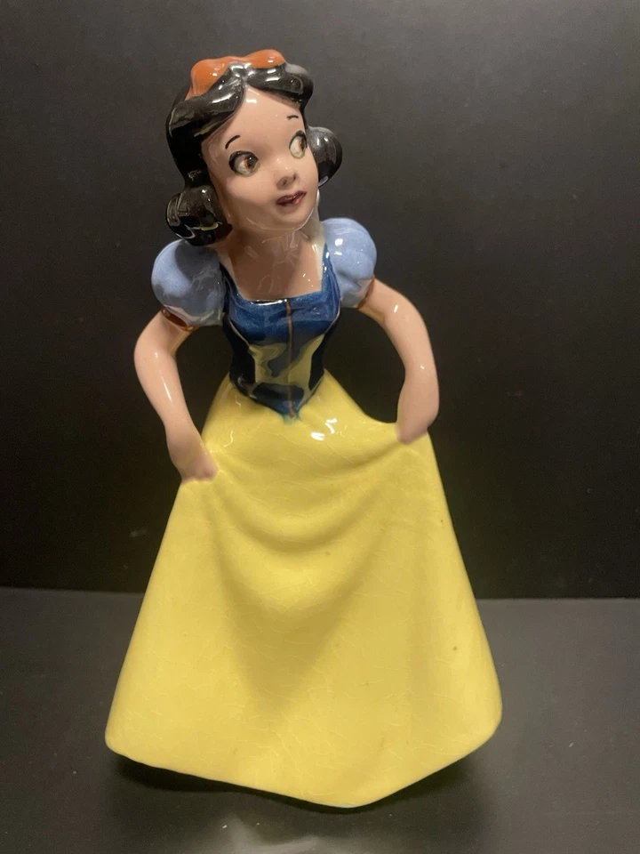 1943 Evan K. Shaw Blancanieves y siete enanitos conjunto completo Disney American Pottery Foto 2 de 4