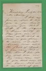 Civil War Domestic Letter Job Opportunity at Harrisburg PA. Rail Car Mfg