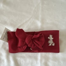 Disney Minnie Mouse Red Bow Headband Girls' Cartoon Hair Accessory One Size
