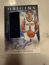 2024-25 Panini Origins Rookie Jersey Autographs Enrique Freeman (RC)
