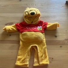 Disney Baby Winnie The Pooh Padded Elastic Infant Costume Yellow Red Y2K