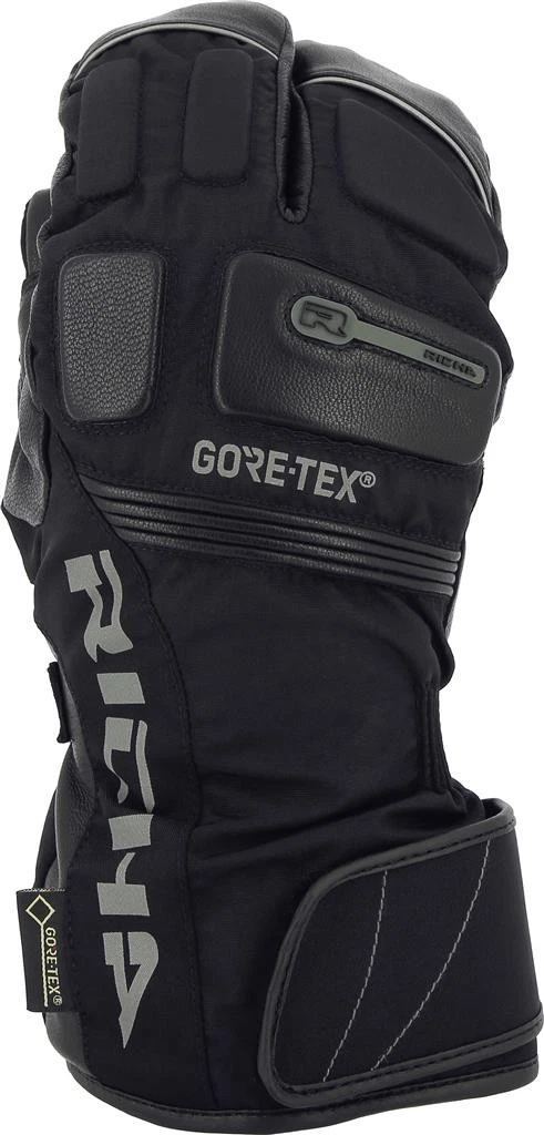 Waterproof Motorcycle Gloves Richa Nordic GoreTex Two Chambers V-Paw Black CE