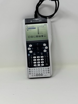 Texas Instruments TI-Nspire CX Graphing Calculator Cable preowned No Slide Cover