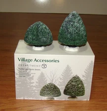 Department 56 Village Accessories, TUDOR GARDEN TREES (4047588) Scrub